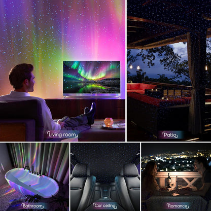 Rossetta Star Projector, Galaxy Projector for Bedroom Nebula Night Light Projector with White Noise, Bluetooth Speaker, Timer and Remote, Kids Room Decor, Birthday, Party, Gifts for Kids Teens Adults