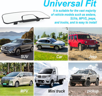 12" Car rear view mirror, car panoramic rearview mirror with Baby Rear-Facing,HD, effectively reducing blind spots .Used for car, SUV, truck