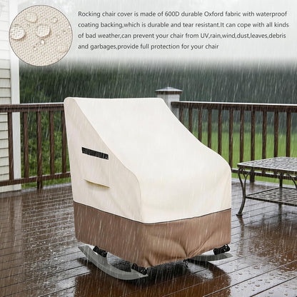 Nursery Rocking Chair Cover,1 Piece Glider Chairs Cover Slipcovers,Soft with Elastic Bottom Spandex Jacquard Small Checks,Furniture Protector Washable