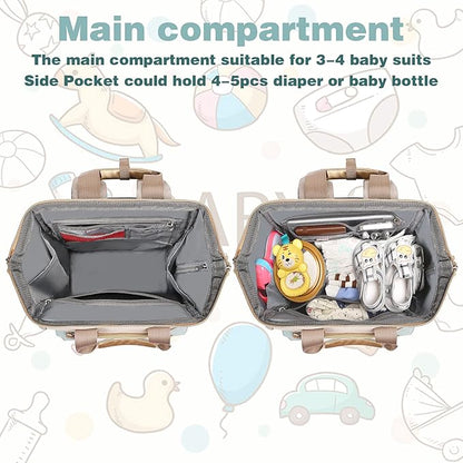 Jiefeike Girls Diaper Backpack,Travel Backpack Diaper Bag for Dad Mom Baby Boys,Insulated Pockets Portable Baby Nappy Bags RFID Anti-Theft Water-Resistant Pocket Stroller Straps