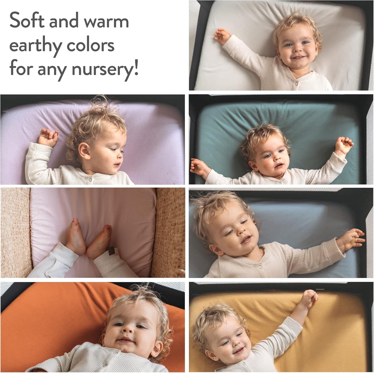 Bassinet Fitted Sheets 33x20 for Baby Beside Dreamer Bassinet & Bedside Sleeper – Snuggly Soft 100% Jersey Cotton – Dusty Blue + Navy – 2 Pack