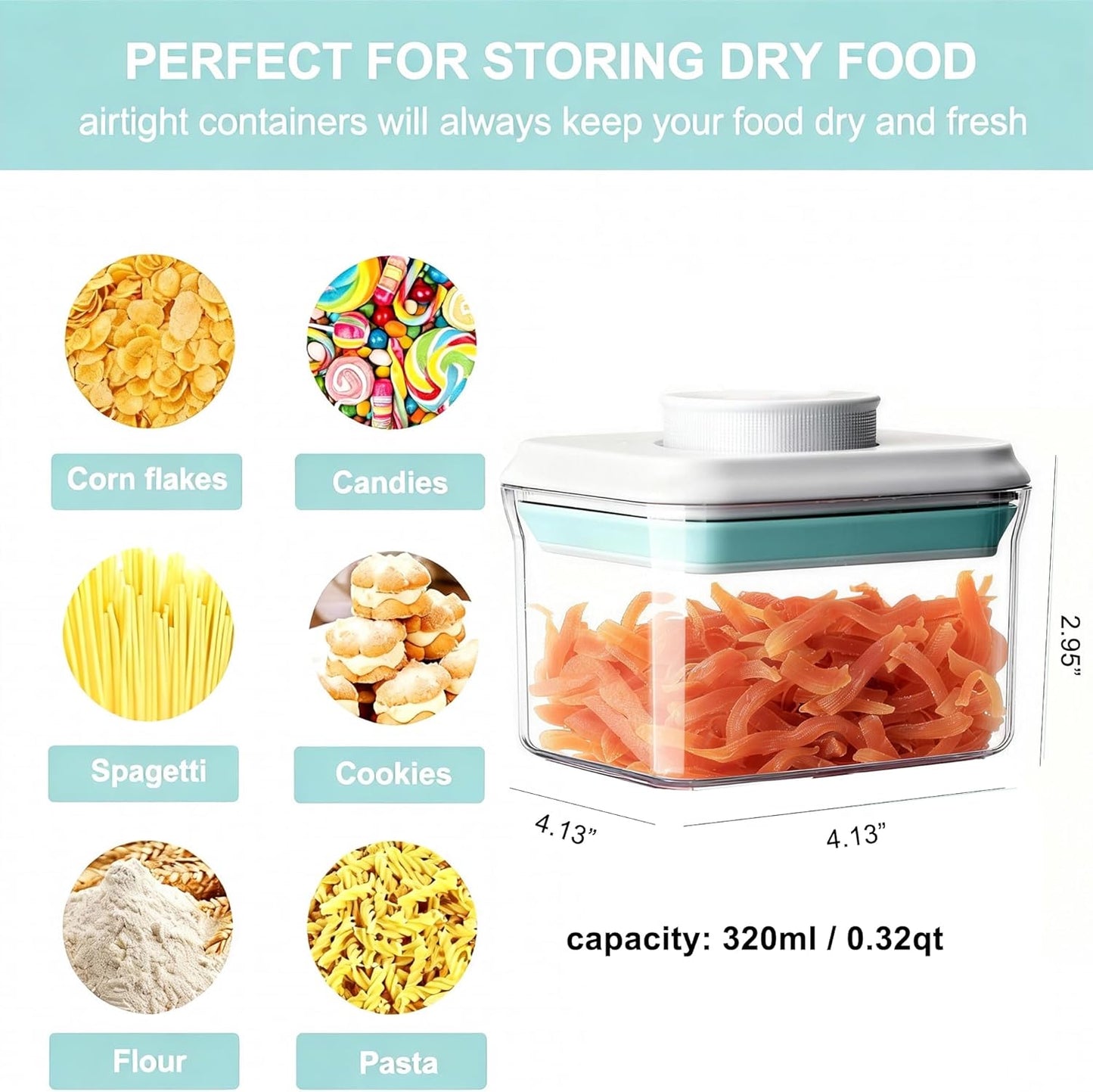 Formula Dispenser Container with Scoop 1500ML / 1.5QT Milk Powder BPA-Free Airtight 650g Formula Storage Container with Lids, BPA-Free Airtight Food Storage Container