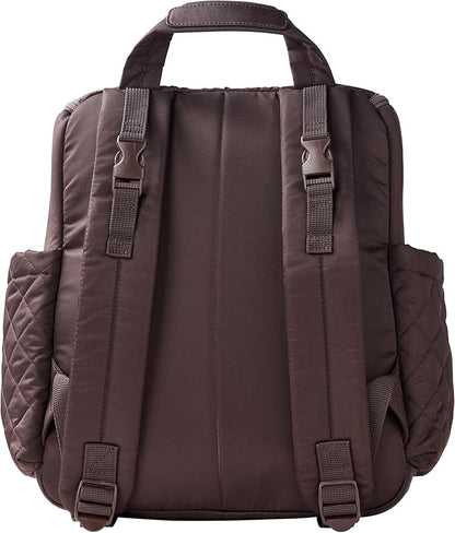 Skip Hop Diaper Bag Backpack: Forma, Multi-Function Baby Travel Bag with Changing Pad & Stroller Attachment, Chocolate