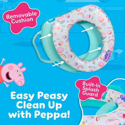 Peppa Pig Soft Potty Training Toilet Seat, Baby Potty Training, Safe, Easy to Clean