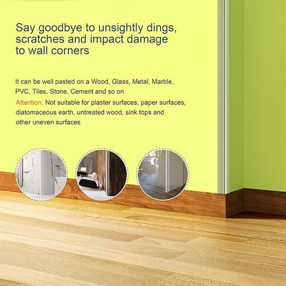 HOMREALM Baby Proofing 7.05ft Long (1.18" Wide) Corner Guards Furniture Corner & Edge Safety Bumpers Corner Covers Protectors Baby Proof Bumper & Cushion to Cover Sharp Furniture & Table Edges