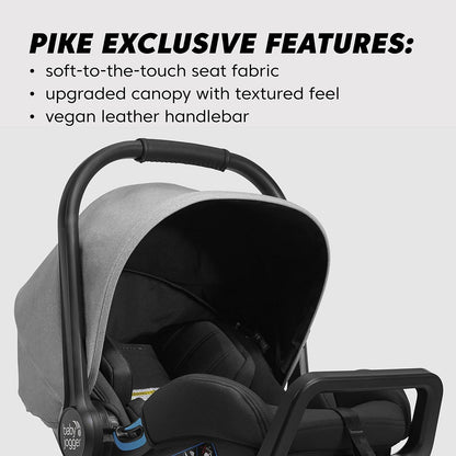 Baby Jogger® City GO 2 Infant Car Seat, Lunar Black – Lightweight Rear-Facing Infant Car Seat, Travel System Compatible, Taxi-Safe