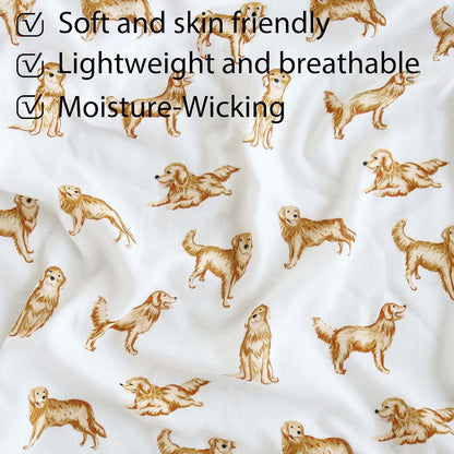 LifeTree Crib Sheets for Baby Unisex - Muslin Fitted Crib Sheets Toddler Bed Sheet, 70% Viscose from Bamboo and 30% Cotton, Fits Mini Crib & Pack and Play Playard, Bear, 26in x 38in