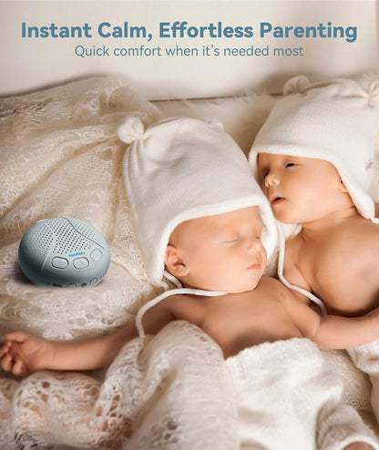 Sound Machine for Babies and Kids - Baby Sleep Soother | Portable White Noise Machine with Night Light for Nursery | 16 Soothing Sounds | Shush | Travel | Registry Gift | Baby Shower