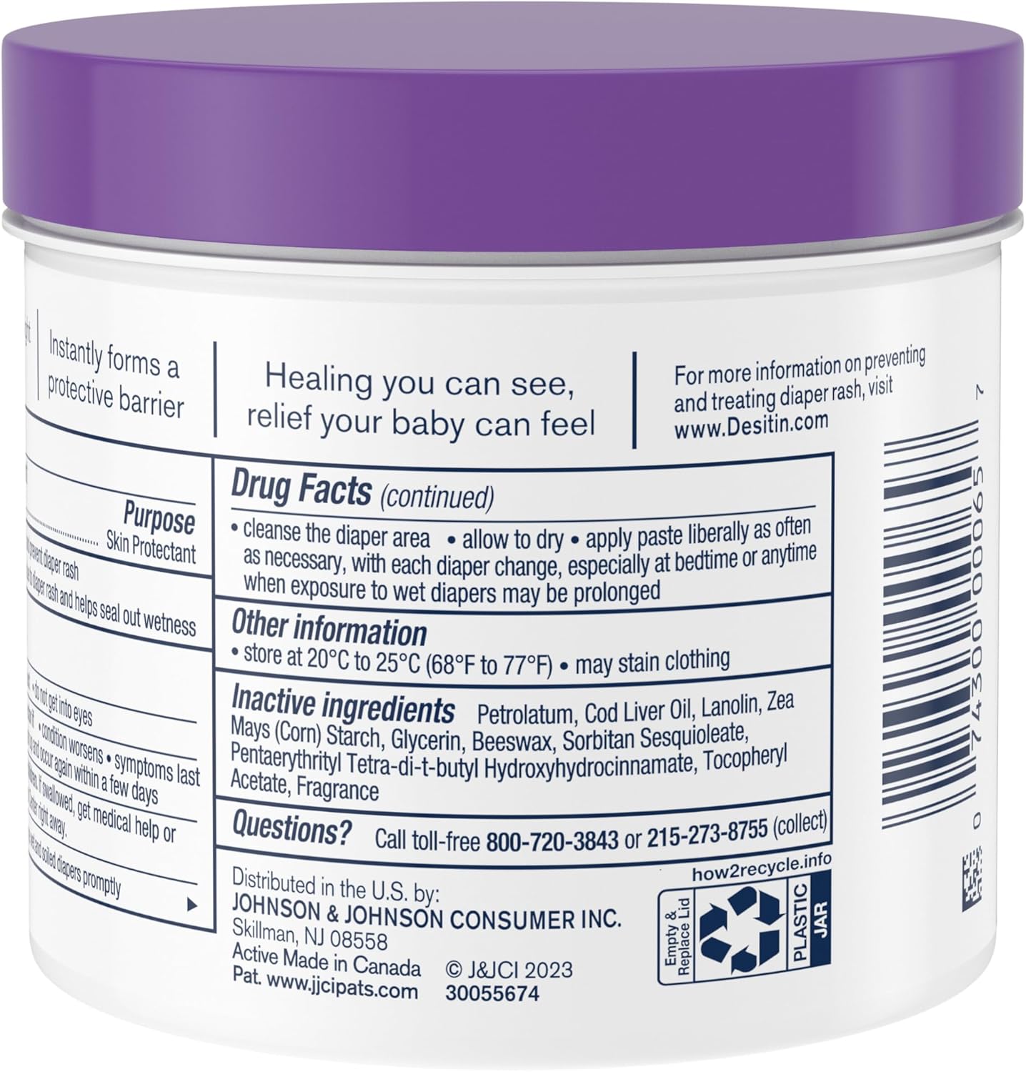 Desitin Maximum Strength Baby Diaper Rash Cream, 40% Zinc Oxide, Hypoallergenic No Added Parabens & Dyes, Protects & Relieves Baby’s Skin for Up to 12 Hours, Prevents Diaper Rash, 4.8 oz Tube