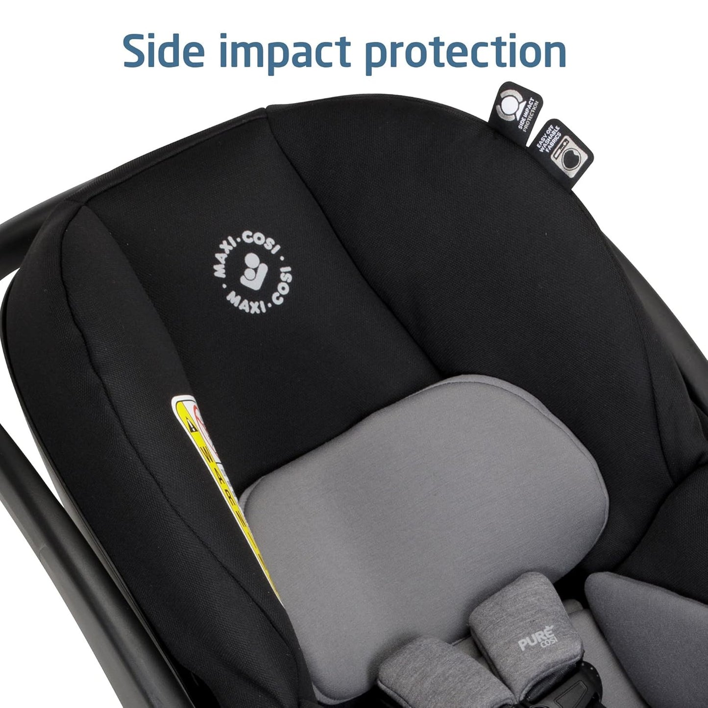 Maxi-Cosi Mico Luxe Infant Car Seat with Base, Rear Facing Car Seat for Babies, Baby Carseat 4-30 lbs, Baby Car Seats, Infant Car Seats, New Hope Tan
