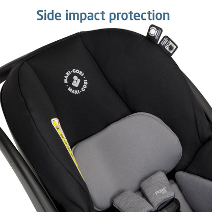 Maxi-Cosi Mico Luxe Infant Car Seat with Base, Rear Facing Car Seat for Babies, Baby Carseat 4-30 lbs, Baby Car Seats, Infant Car Seats, New Hope Tan