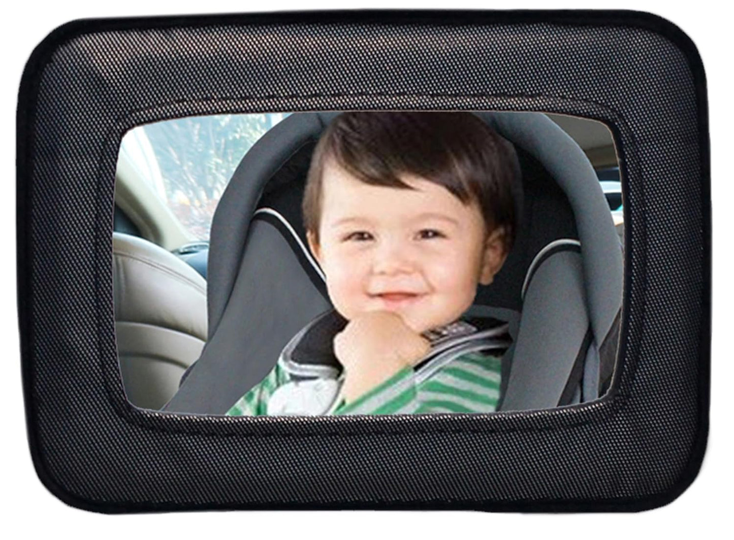 Dreambaby Backseat Rear Facing Baby Car Mirror - Extra Large Wide Angle View Soft Car Seat Mirror – Model L291