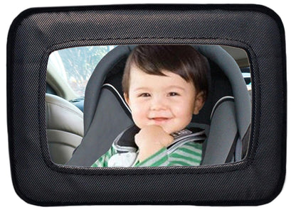 Dreambaby Backseat Rear Facing Baby Car Mirror - Extra Large Wide Angle View Soft Car Seat Mirror – Model L291
