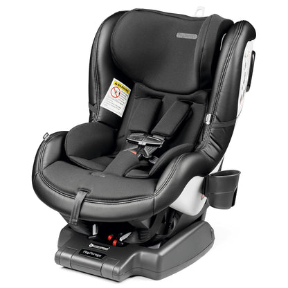 Peg Perego Primo Viaggio Convertible Kinetic - Reversible Car Seat - Rear Facing for Children 5 to 45 lbs and Forward Facing for Children 26.5 to 65 lbs - Made in Italy - Licorice (Black)