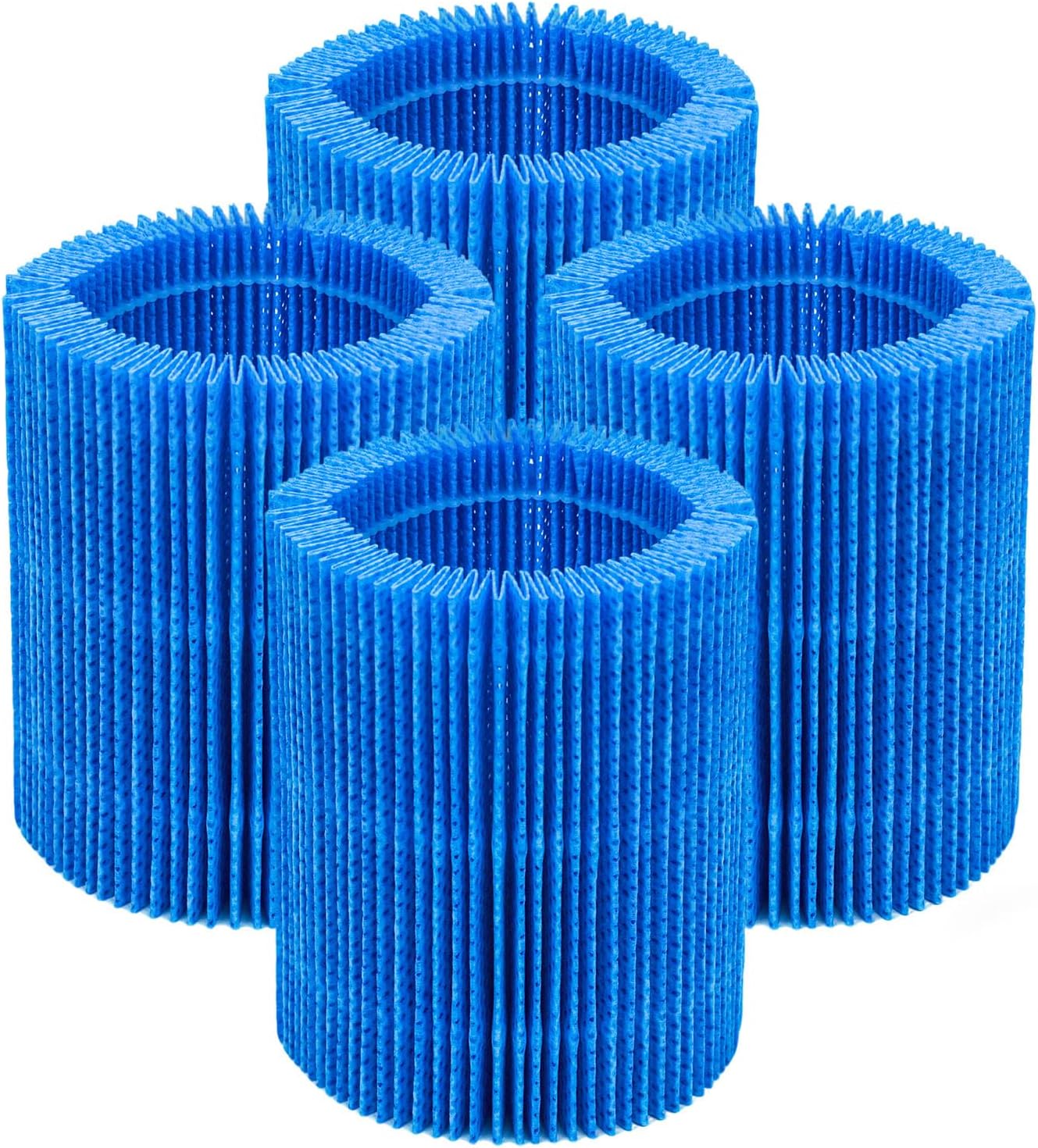 4 Pack of Upgrade Humidifier Wick Filter Replacement Compatible with Canopy Bedside and Nursery Humidifier, Blue Spunlace Nonwoven Wick Filter