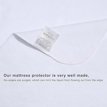 Flannel Protector Pad，100％ Waterproof Mattress Protector Pad, One Size, 34" X 54"-2Pack