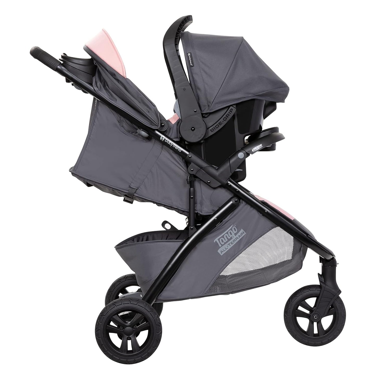 Baby Trend Tango PRO Travel System with Secure-Lift Infant Car Seat, Dash Black