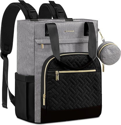 LOVEVOOK Diaper Bag Backpack, Large Capacity Portable Baby Bag with Foldable Diaper Changing Pad, Waterproof Baby Diaper Bags Gift for Mon Dad, Slate Ebony