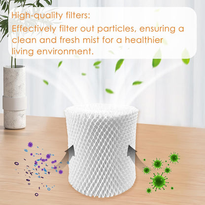4 Pack Upgraded Replacement Wick Filters Compatible with Canopy Bedside & Nursery Humidifiers, Humidifier Wicking Filter Lasts Up to 6 Weeks