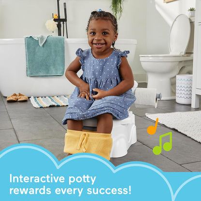 Fisher-Price™ 2-N-1 Toddler Toilet Cheer for Me! Potty Training Seat with Sounds and Phrases and Removable Potty Ring