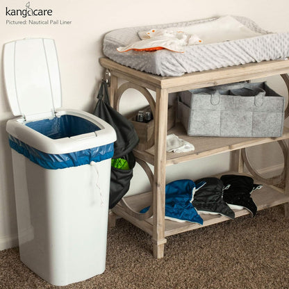 Kanga Care Seam Sealed Drawstring Reusable Diaper Pail Liner Large Barrel Shape 26" height x 51" top x 33" base | Pebble