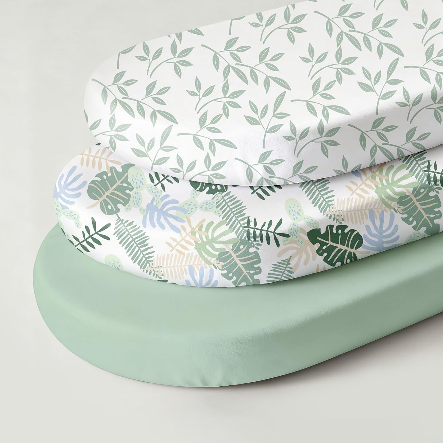 Bedside Sleeper Bassinet Fitted Sheets 20 x 33, 3 Pack Baby Delight Beside Me Dreamer,Babybond,Jimglo,koola,cowiewie,fodoss, Dream On Me Baby Square Bassinet, Pink Animal