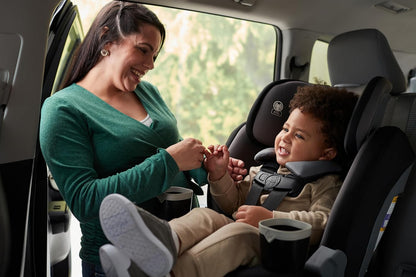 Safety 1st Turn and Go 360 ST Rotating All-in-One Convertible Car Seat, SafetySwivel Technology, SecureTech Installation, 3-in-1 Rear-Facing, Forward-Facing, Booster, 5-100 lbs, Siberian Caviar