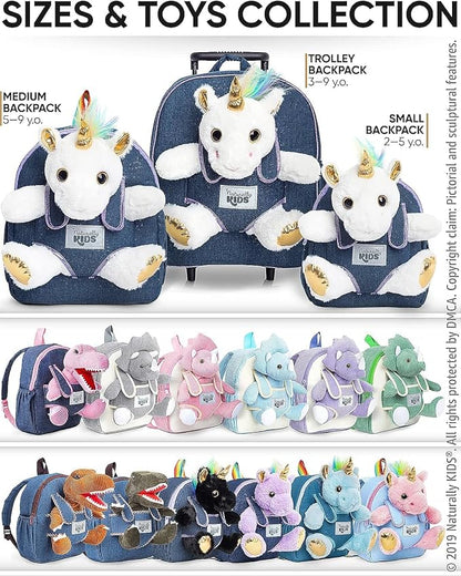Naturally KIDS Unicorn Toys for Girls Age 4-6, Gifts for 5 Year Old Girls, Toddler Unicorn Backpack
