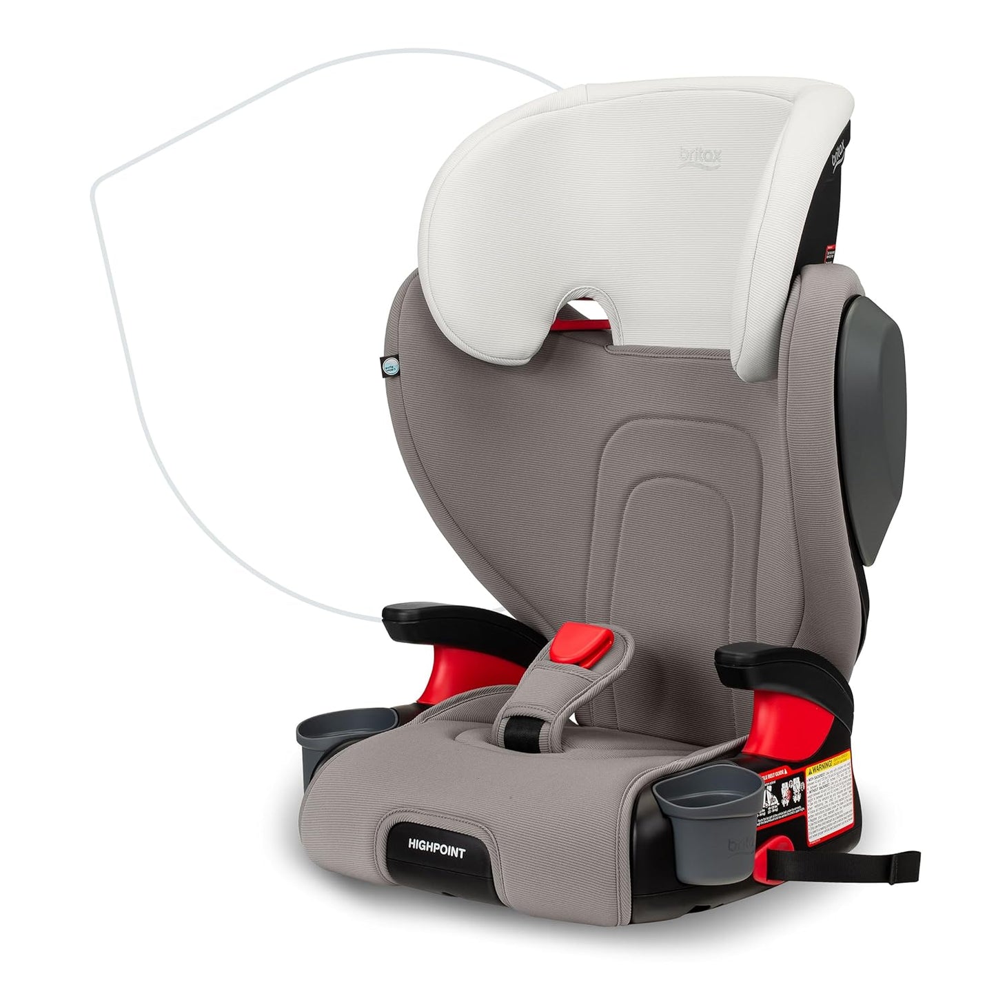 Britax Skyline 2-Stage Belt-Positioning Booster Car Seat, Dusk - Highback and Backless Seat