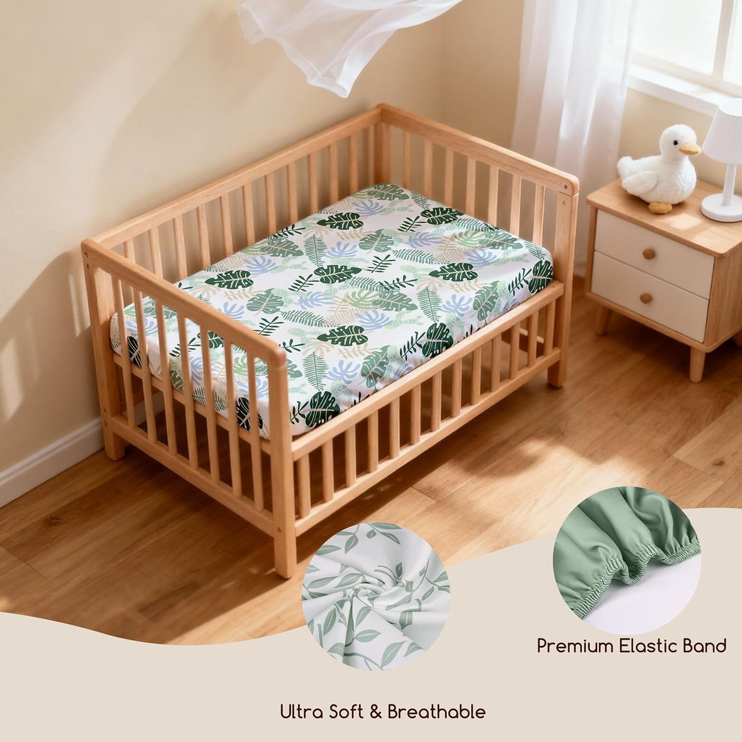 Bedside Sleeper Bassinet Fitted Sheets 20 x 33, 3 Pack Baby Delight Beside Me Dreamer,Babybond,Jimglo,koola,cowiewie,fodoss, Dream On Me Baby Square Bassinet, Pink Animal