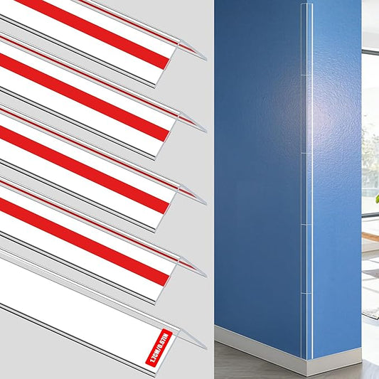 Clear Corner Protectors –Mini Self-Adhesive Baby Proofing Safety Bumpers for Walls, Furniture, Cabinets & Desks – Freely Spliced to Meet Your Needs (5PCS, 1.7x60.96cm/0.67x24in)