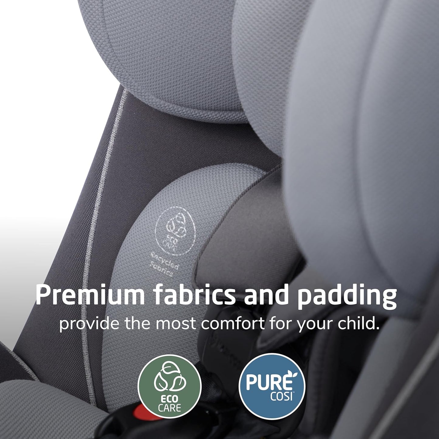 Maxi-Cosi Pria Max 3-in-1 Convertible Car Seat, Infant to Toddler Car Seat, ClipQuick Magnetic Chest Clip, Quick-Install Latch, Machine-Washable Cover, 5-100 lbs, Oyster Shell