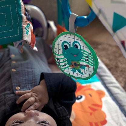 Baby Einstein 4-in-1 Kickin' Tunes Music and Language Play Gym and Piano Tummy Time Activity Mat