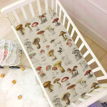 Baby Crib Sheet Cute Goose Flowers Crib Mattress for Boys and Girls Playard Sheet Soft Breathable Fitted Baby Mattress Cover 52x28in