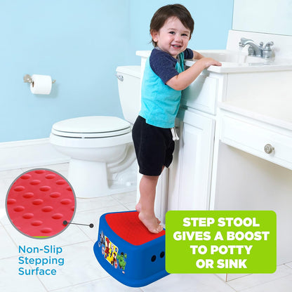 Pinkfong Baby Shark 2 Piece Essential Potty Training Set - Soft Cushion, Baby Potty Training, Safe, Easy to Clean, Step Stool