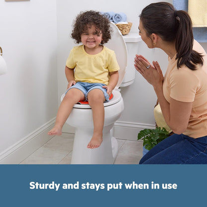 Bright Starts Disney Baby Minnie Mouse Flip & Sit Potty Training Seat, Attaches to Toilet Securely, Space Saving Design Fits Most Toilets