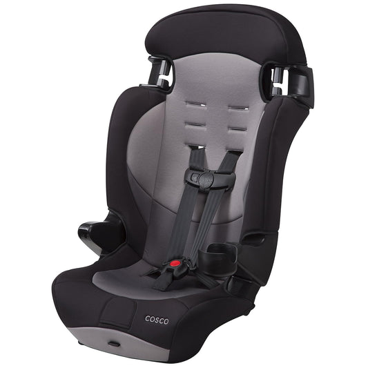 Cosco Kids Finale DX 2-in-1 Booster Car Seat, Forward Facing Toddler Car Seat (40-65 lbs) and Belt Positioning High Back Booster (40-100 lbs), Dusk