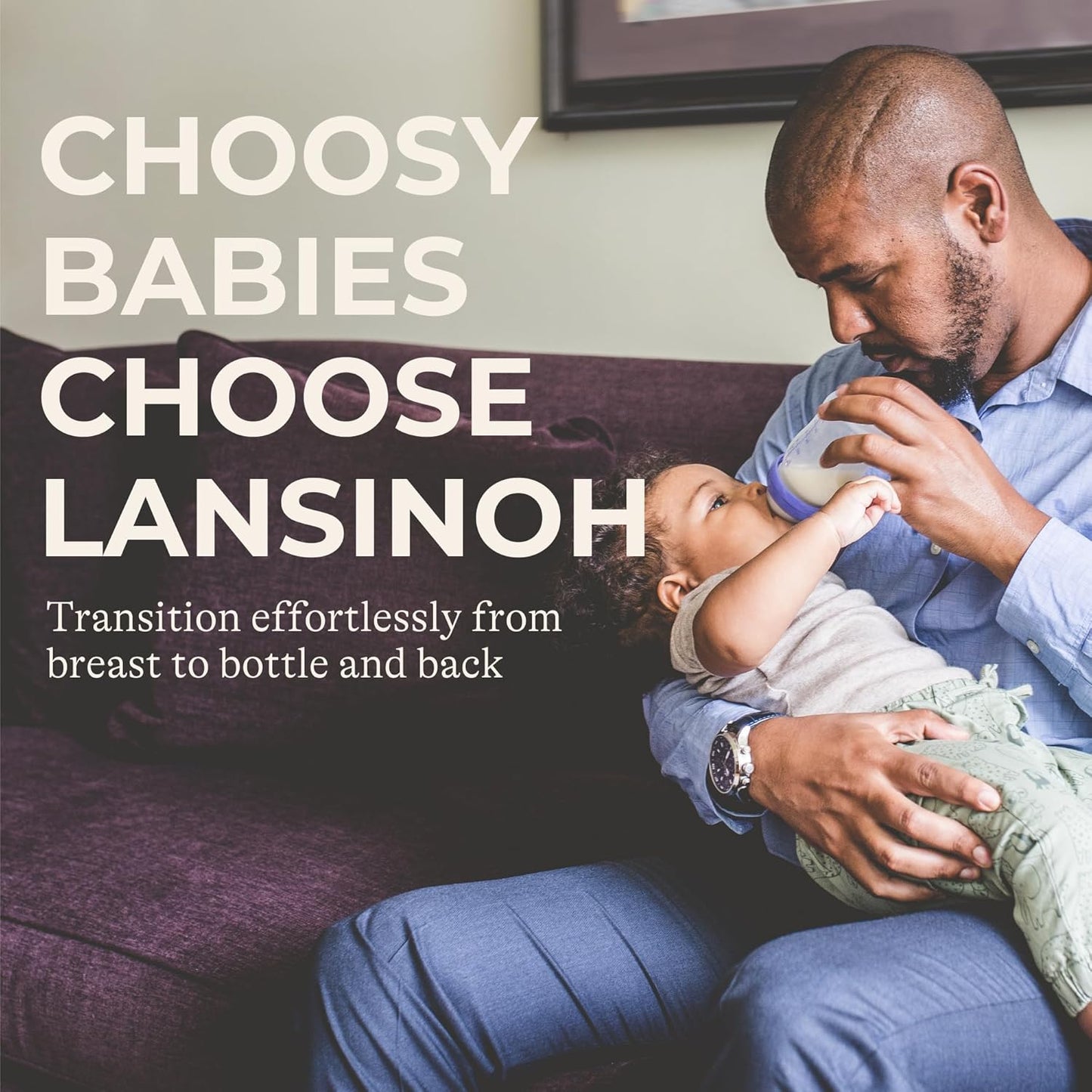 Lansinoh NaturalWave Baby Bottle Nipples, Slow Flow, Size S, 1+ Month, 4 Count 100% Soft, Durable Silicone, Made Without BPA BPS, Anti-Colic, Supports Baby's Developing Mouth and Teeth