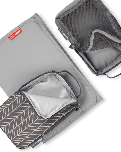 Skip Hop Diaper Bag Backpack: Forma, Multi-Function Baby Travel Bag with Changing Pad & Stroller Attachment, Jet Black