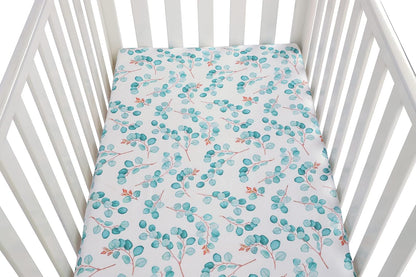 Onacosht Pack and Play Sheets 3 Pack for Baby Boy, Stretchy Jersey Knitted Portable Mini Crib Sheets Playard Mattress Cover, Woodland Animal Elephant Fox Lion Bear Giraffe Zebra Printing