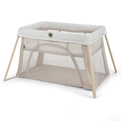Maxi-Cosi Calao Travel Playard, Infant Bassinet, Toddler Playpen, Portable, Lightweight, Foldable, Easy Setup, with Carry Bag, Breathable Mesh, Truffle