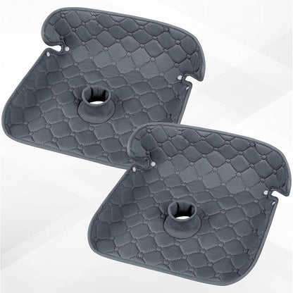 JEYODA ﻿Car Seat Protector for Potty Training Instant Suction Baby Piddle Pad for Baby Seats Reusable Car Seat Liner with Anti Slip for High Chairs, Baby Strollers 2pcs (Blue)