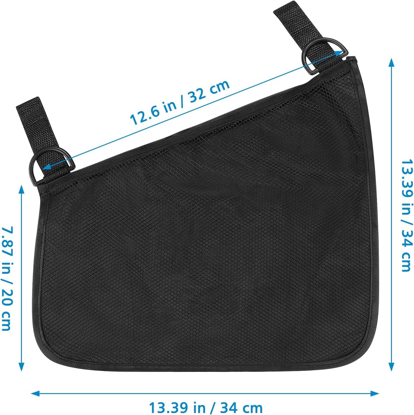 Accmor Universal Stroller Organizer, Side Sling Stroller Organizer, Mesh Cargo Net Stroller Storage Caddy Accessories, Stroller Bag Accessories Fits for Uppababy, Nuna, Baby Jogger, Doona Strollers