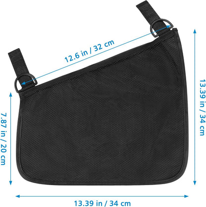Accmor Universal Stroller Organizer, Side Sling Stroller Organizer, Mesh Cargo Net Stroller Storage Caddy Accessories, Stroller Bag Accessories Fits for Uppababy, Nuna, Baby Jogger, Doona Strollers