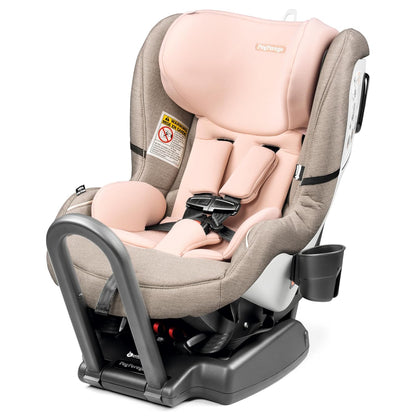 Peg Perego Primo Viaggio Convertible Kinetic - Reversible Car Seat - Rear Facing for Children 5 to 45 lbs and Forward Facing for Children 26.5 to 65 lbs - Made in Italy - Licorice (Black)