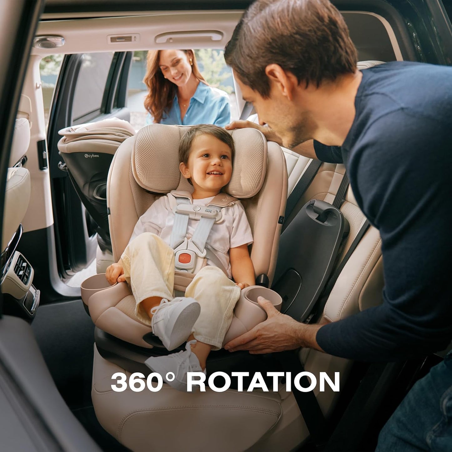 Callisto G 360 Rotating All-in-One Convertible Car Seat - Stormy Blue
