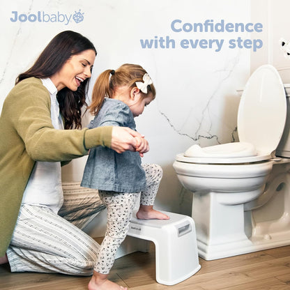 Jool Baby 3-Piece Potty Training Kit - Includes Toddler Potty Chair, Potty Seat for Toilet & Step Stool