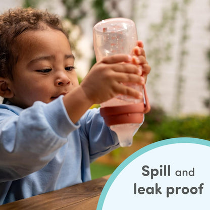 NUK Active Spill Proof Sippy Cup, 10 oz, 2 Pack, 8+ Months, Pink – BPA Free, Spill Proof Sippy Cup