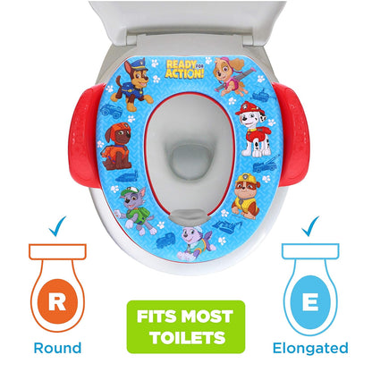Nickelodeon PAW Patrol "Rescue Pups" Soft Potty Seat and Potty Training Seat - Soft Cushion, Baby Potty Training, Safe, Easy to Clean