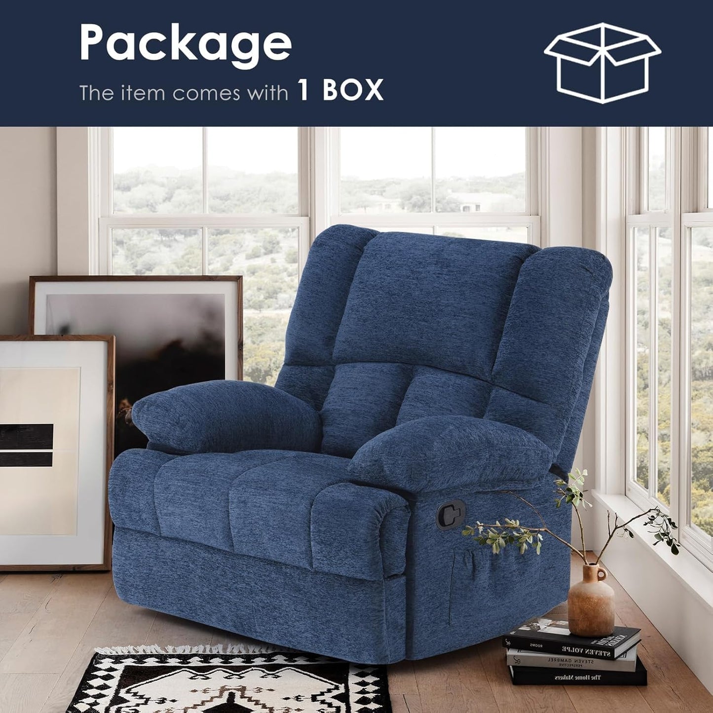 Swivel Rocker Chair, 360°Swivel Rocker Chairs with High Back Arms, Rocking Lazy Boy Chairs, Upholstered Swivels Corduroy Glider for Living Room, Bedroom, Nursing, Beige